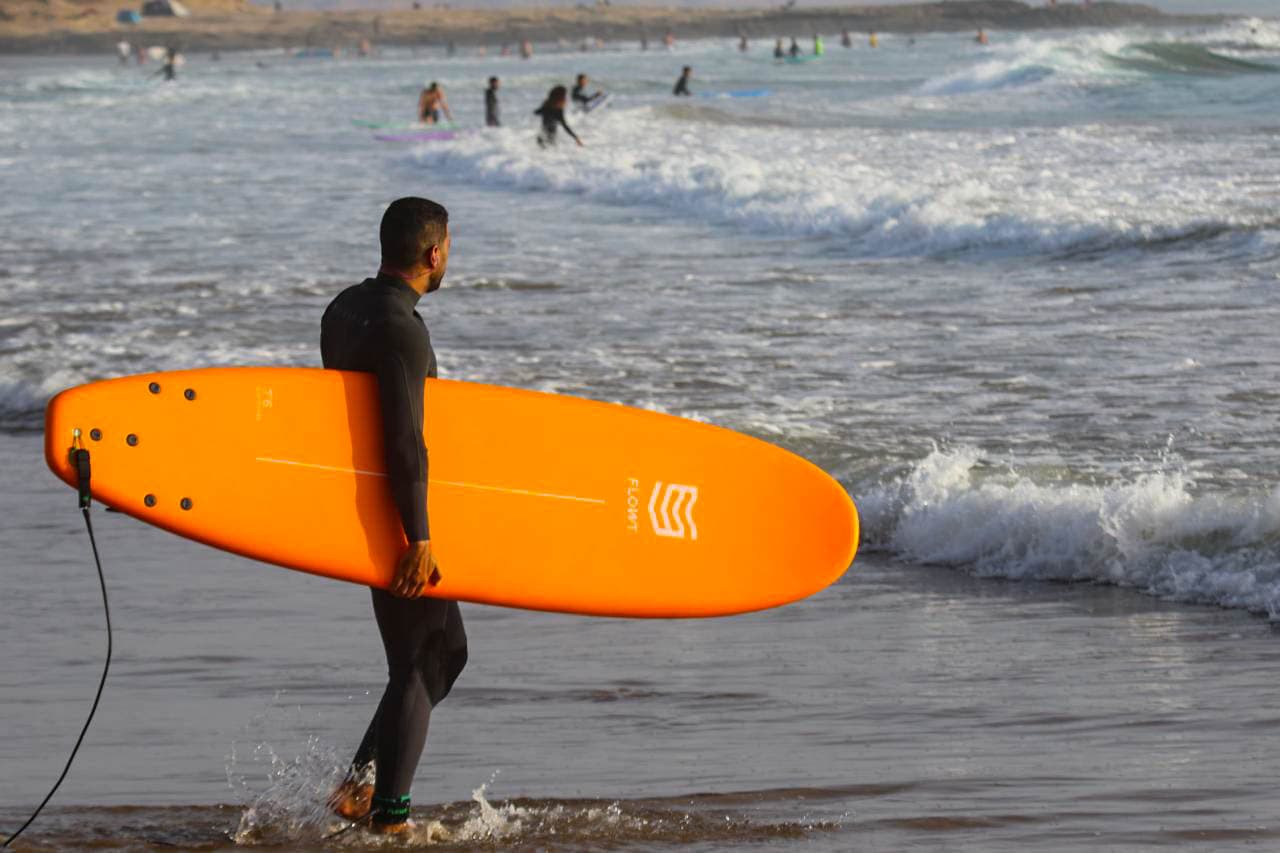 Longboard surf experience at KAZA Wave Imsouane Morocco